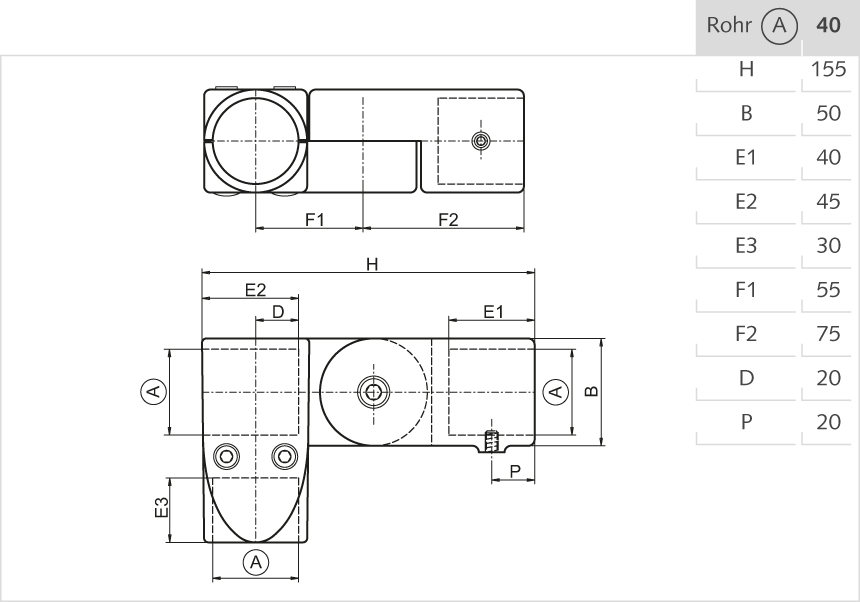 71 | T-Connector, flexible