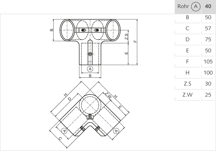 63 |  Eck-Kopfverbinder